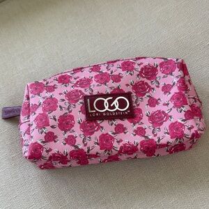 LOGO Lori Goldstein Floral zipper Pouch